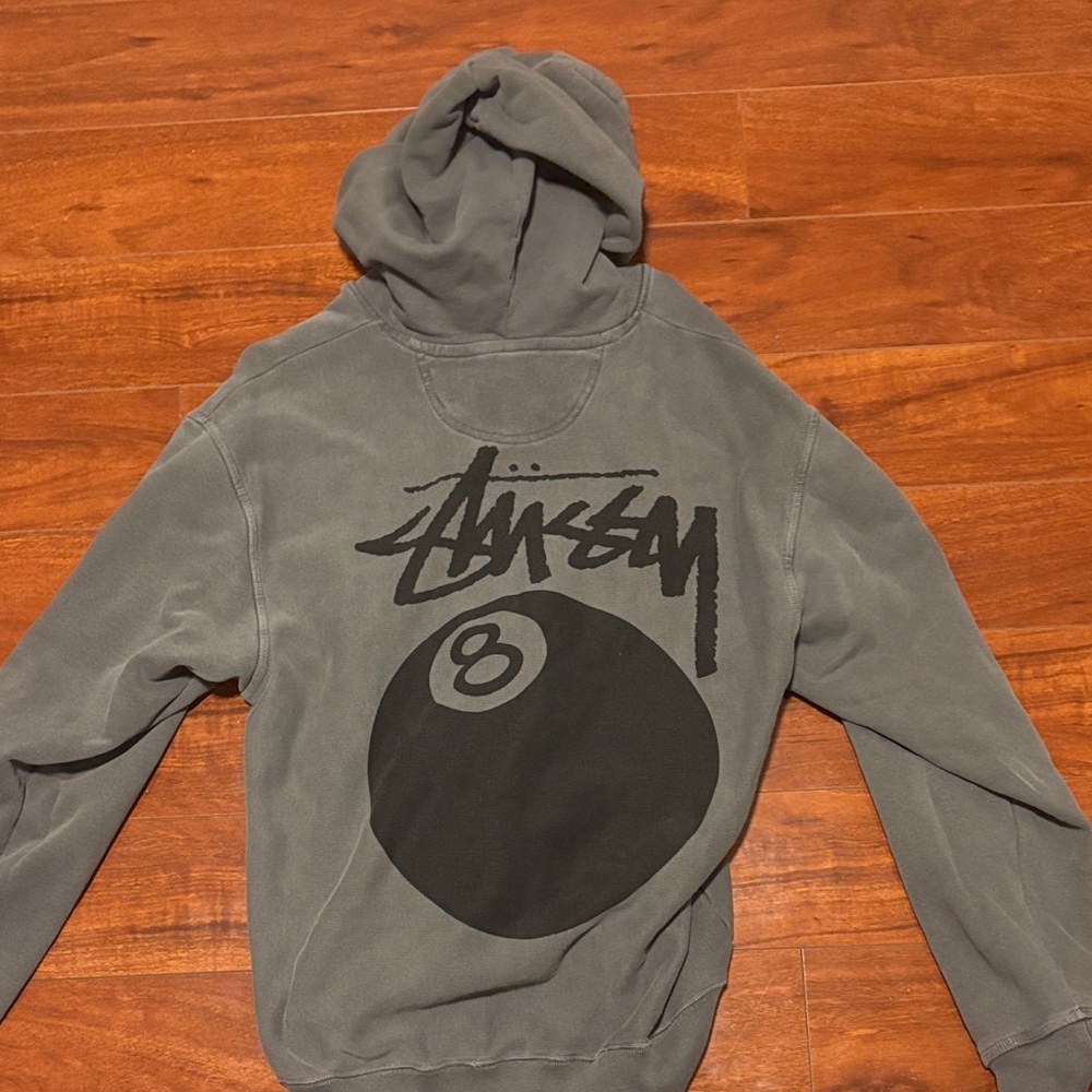 Stussy Charcoal Graphic Hoodie